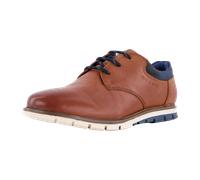 Bugatti Leder-Schnürschuhe in Hellbraun - Größe 45 | Herren Schnuerschuhe