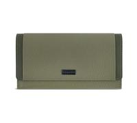 bugatti Sina Lange Damenbörse aus echtem Leder, Geldbörse mit Überschlag Frauen, grün