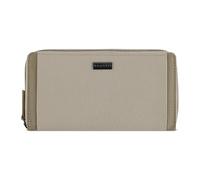 bugatti Sina Lange Reißverschluss-Damenbörse aus echtem Leder, Geldbörse Frauen, beige