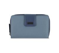bugatti Sina Geldbörse RFID Schutz Leder 16 cm blau