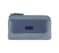 bugatti Sina Schlüsseletui mit 2 Schlüsselringen Leder, Damen-Schlüsselmäppchen in blau