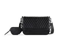 bugatti Sira Schultertasche S für Damen - edle Umhängetasche mit Kette, schwarz