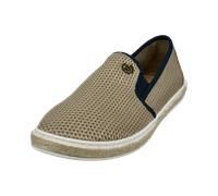 bugatti Bequeme Schnürschuh Memory Foam Elegante Casual Easy Fit Sneaker aus Austauschbaren Einlegesohlen, Beige, 45 EU