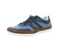 Bugatti - Slipper bequem dark blue / cognac - Gr. - 44