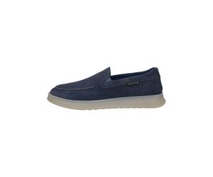 Bugatti Slipper Veloursleder Blau - 44