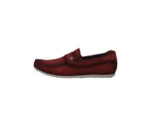 Bugatti Slipper Veloursleder Dunkelrot - 43