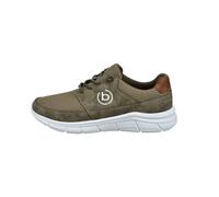 bugatti Sneaker aus Mesh, amtungsaktiver Turnschuh, elastische Schnürsenkel, Light Green, 40 EU
