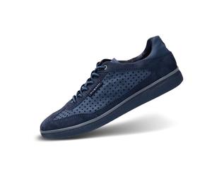 Bugatti Sneaker Carmelo - Veloursleder - blau Herren, Größe Euro (US) 44