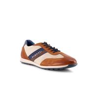 bugatti man Herren Low-Top Sneaker, Männer Sneaker, Wechselfußbett,Halbschuhe,straßenschuhe,Strassenschuhe,Sportschuhe,Cognac (6300),41 EU/EU UK