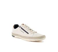 Sneaker BUGATTI, Herren, Gr. 46, weiß, grau, Lederimitat, Schuhe Sneaker, Halbschuh, Freizeitschuh mit praktischem Reißverschluss (49503104-46) weiß, grau