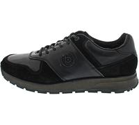 bugatti Herren Low-Top Sneaker, Männer Halbschuhe, Wechselfußbett,schnürschuhe,schnürer,straßenschuhe,Strassenschuhe,schwarz (1010),44 EU / 9 UK