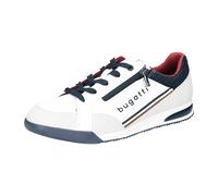 Bugatti Sneaker Low Top für Herren, weiß, Größe 43 EU