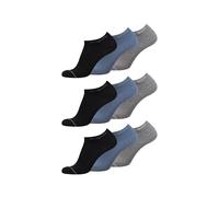 bugatti Sneaker Socken im 9er Pack für Herren - Bequeme und stylische Sneaker Socken - schwary mix 39-42