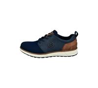 Bugatti Sneaker Artic Herren Textil Low-Top Wechselfußbett Dunkelblau Größe 44