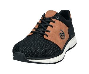 Bugatti Sportliche Schnürschuhe für Herren, schwarz, Größe 46 EU