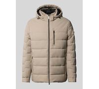 bugatti Steppjacke mit Zweiwege-Reißverschluss in Beige, Größe 52