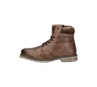 bugatti Schnürboots Herren Glattleder braun, 42 (8)