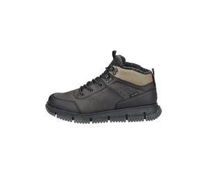 Bugatti Stiefelette Lederimitat Dunkelgrau/Grün Warmfutter - 44