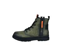 Schnürstiefelette BUGATTI "bugatti Stiefelette Lederimitat", Damen, Gr. 47, dunkelgrün, Lederimitat, Schuhe Schnürstiefelette (76481816-47) dunkelgrün