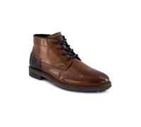 bugatti Stiefeletten Herren Glattleder braun, 44
