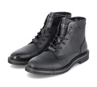 Bugatti Stiefeletten Schwarz - Gr. 40 - Leder und Textil