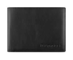 Bugatti Super Slim Scheintasche Querformat, schwarz