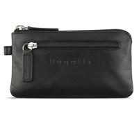bugatti Super Slim Schlüsseletui aus Leder - Schlüsselmäppchen, Schwarz