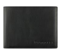 Bugatti cases 49190401 Geldbörse, Kartenetui/Reisedokumentenhülle Briefttasche Schwarz Leder