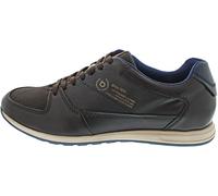 bugatti Herren Sneaker, Männer Schnürer,Freizeitschuhe,Schnuerschuhe,straßenschuhe,Strassenschuhe,Schnuerung,Dunkelbraun (6100),45 EU / 10 UK