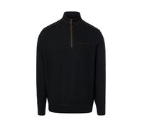 Bugatti Troyer-Sweatshirt Herren Baumwolle schwarz, L