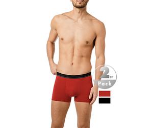 bugatti Trunks Herren Baumwolle rot, 7 (XL)
