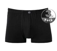 bugatti Trunks Herren Baumwolle schwarz, 7 (XL)