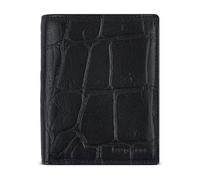 bugatti Upright Wallet With Flap Black