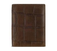 bugatti Upright Wallet with Flap Cognac