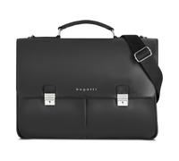 bugatti Valencia Aktentasche Leder 43 cm Laptopfach schwarz