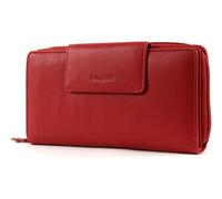 bugatti Vertice Ladies Zip Wallet with Strap 24CC Red