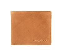 bugatti Volo Herren Geldbörse Leder Portemonnaie Wallet Geschenkbox Cognac | 5 Kartenfächer, Münzfach, Vintage Look