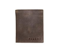 bugatti Volo Herren Portemonnaie Leder Wallet Geldbörse Geschenkbox, Braun | 10 Kartenfächer, Münzfach, Vintage Look