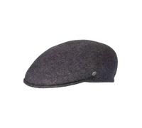 bugatti Wasserabweisende Filz-Flatcap | Hutgröße 57, 59, 61 | Unifarben | Aus reiner Wolle Grey