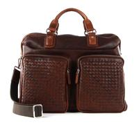 bugatti Woven Weekender British Tan