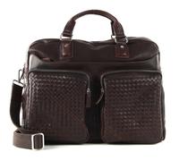 bugatti Woven Weekender Darkbrown