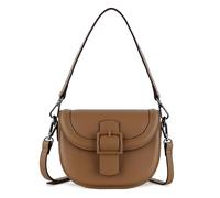 Umhängetasche BUGATTI "ZITA", Damen, Gr. B/H/T: 21cm x 14cm x 8cm onesize, braun (cognac), Polyurethan (PU), clean, Taschen Umhängetasche (97091669-0) cognac