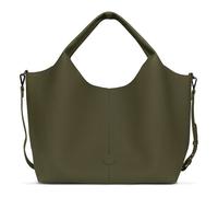 bugatti Zoe großer Shopper für Damen, geräumige Bag-in-Bag-Tasche aus Kunstleder in olive