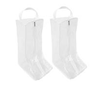 BUGUUYO 2 Stück Stiefel Aufbewahrungsbeutel Schuh Organizer Tasche Transparent Staubschutz für Lange und Kurze Stiefel Reise Alltag