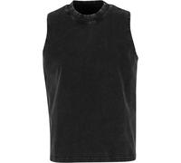 Build Your Brand Ärmelloses Damen-Vintage-Shirt - Schwarz | L