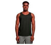 Build Your Brand Herren Tank Top BB011-Basic – Baumwolle, Rundhals, ärmellos – Schwarz 4XL