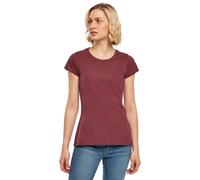 Build Your Brand Damen BB012-Ladies Basic Tee T-Shirt, Cherry, M