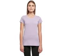Build Your Brand Damen T-Shirt Basic Tee – Figurbetont, Baumwolle, Rundhals, Kurzarm – Lilac 5XL