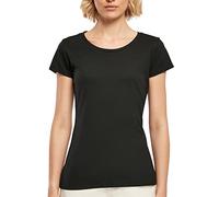 Build Your Brand Damen BB012-Ladies Basic Tee T-Shirt, Black, XS