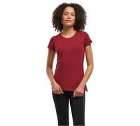 Build Your Brand Damen T-Shirt BB012 - Figurbetontes Baumwoll-T-Shirt, Rundhals, Cherry XL